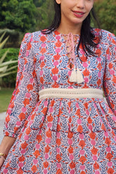 Radiant Tulip Bloom Dress